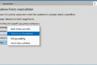 cara menambah font di windows 10