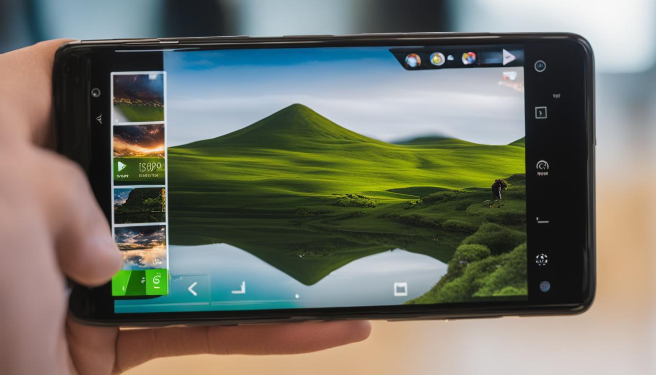 cara mengganti background video tanpa green screen di android