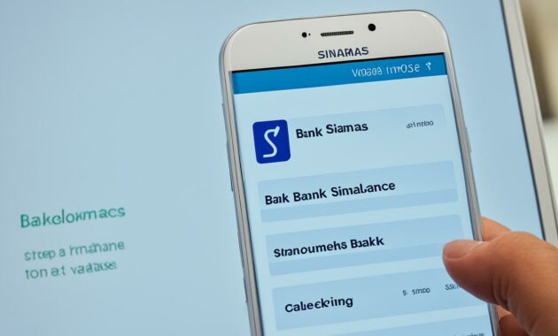 langkah cek saldo bank sinarmas lewat sms